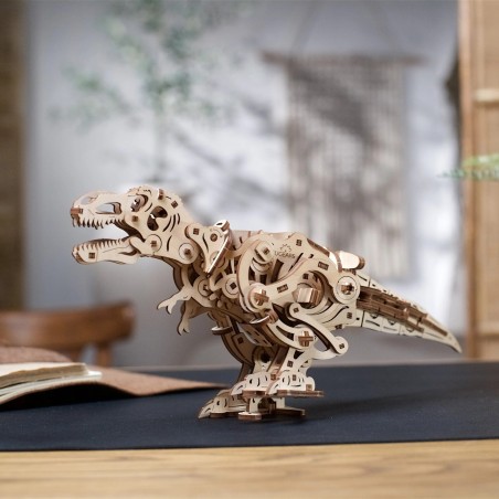 Ugears 3D dřevěné mechanické puzzle Tyrannosaurus Rex