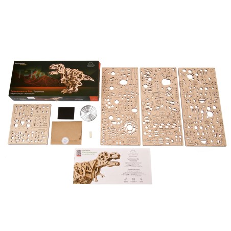 Ugears 3D dřevěné mechanické puzzle Tyrannosaurus Rex