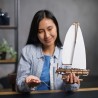 Ugears 3D dřevěné mechanické puzzle Jachta The Ocean Beauty