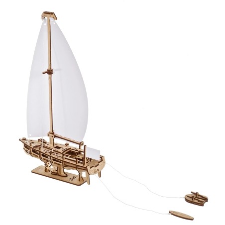 Ugears 3D dřevěné mechanické puzzle Jachta The Ocean Beauty