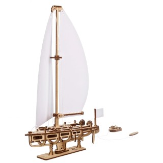Ugears 3D dřevěné mechanické puzzle Jachta The Ocean Beauty