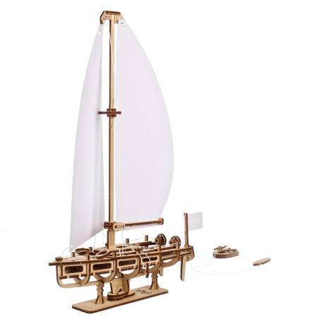 Ugears 3D dřevěné mechanické puzzle Jachta The Ocean Beauty