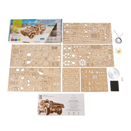 Ugears 3D dřevěné mechanické puzzle Dozor-B Combat Vehicle