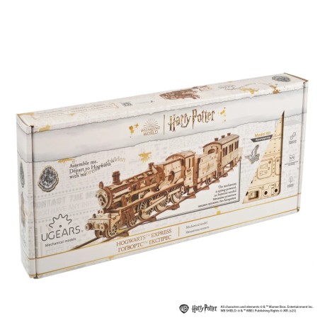 Ugears 3D dřevěné mechanické puzzle Harry Potter Bradavický expres