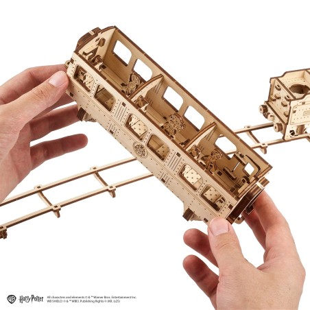 Ugears 3D dřevěné mechanické puzzle Harry Potter Bradavický expres