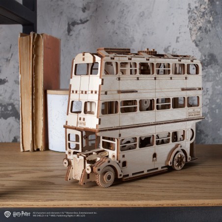 Ugears 3D dřevěné mechanické puzzle Harry Potter Rytířský autobus
