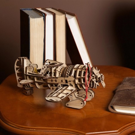 Ugears 3D dřevěné mechanické puzzle Letadlo Mad Hornet