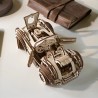 Ugears 3D dřevěné mechanické puzzle Driftující závoďák Cobra