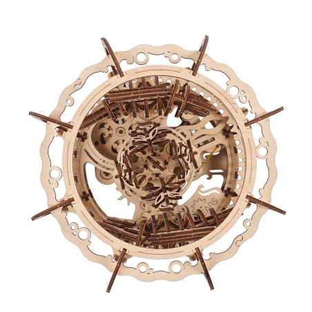 Ugears 3D dřevěné mechanické puzzle Mechanické akvárium