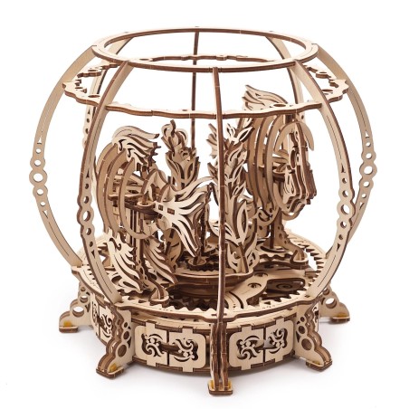 Ugears 3D dřevěné mechanické puzzle Mechanické akvárium
