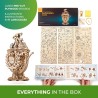 Ugears 3D dřevěné mechanické puzzle Samohybný cyklista