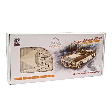 UGEARS 3D puzzle Dream Cabriolet VM-05 735 dílů
