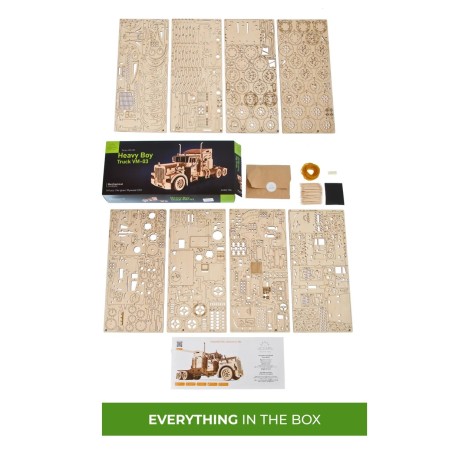 Ugears 3D mechanické puzzle Heavy Boy kamion VM-03 541 dílů