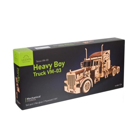 Ugears 3D mechanické puzzle Heavy Boy kamion VM-03 541 dílů