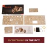 Ugears 3D mechanické puzzle Motorka 189 dílů