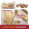 Ugears 3D mechanické puzzle Roadster VM-01 437 dílů