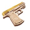 Ugears 3D dřevěné mechanické puzzle Wolf-01 Pistol