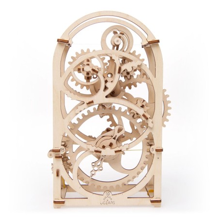 Ugears dřevěná stavebnice 3D mechanické Puzzle - Hodiny