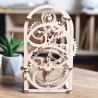 Ugears dřevěná stavebnice 3D mechanické Puzzle - Hodiny