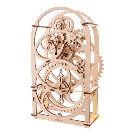 Ugears dřevěná stavebnice 3D mechanické Puzzle - Hodiny