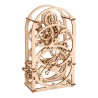 Ugears dřevěná stavebnice 3D mechanické Puzzle - Hodiny