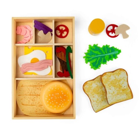 Bigjigs Toys Sada lahůdek v krabičce