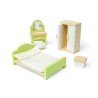 Bigjigs Toys Dřevěný nábytek do domečku pro panenky Ložnice