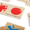 Bigjigs Toys Dřevěné didaktické puzzle Barvy