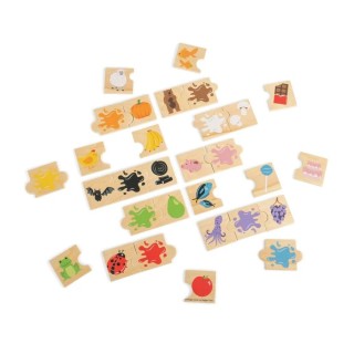 Bigjigs Toys Dřevěné didaktické puzzle Barvy