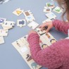 Bigjigs Toys Dřevěné didaktické puzzle Co k sobě patří