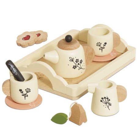 Le Toy Van Dřevěná čajová sada s podnosem