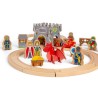 Bigjigs Rail Dřevěná vláčkodráha Středověk