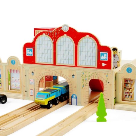 Bigjigs Rail Dřevěné hlavní nádraží