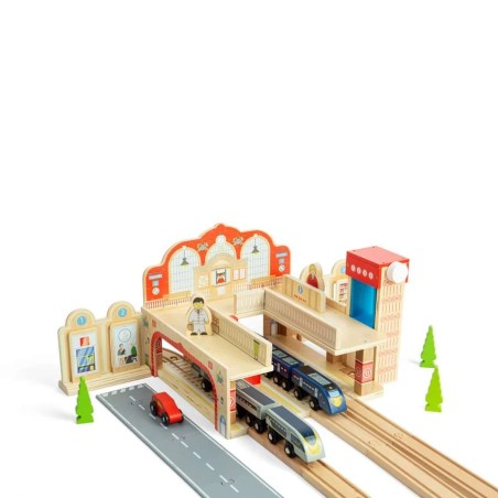 Bigjigs Rail Dřevěné hlavní nádraží
