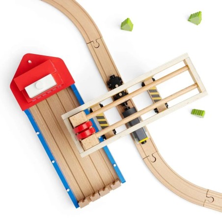 Bigjigs Rail Dřevěný Portálový jeřáb