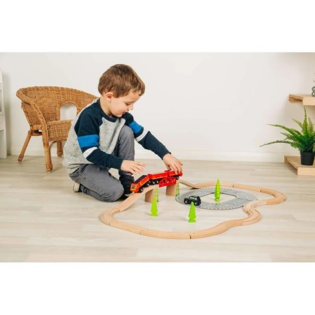 Bigjigs Rail Dřevěný poštovní vlak