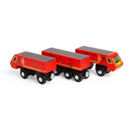 Bigjigs Rail Dřevěný poštovní vlak