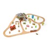 Bigjigs Rail Dřevěná vláčkodráha divoký západ 62 dílů