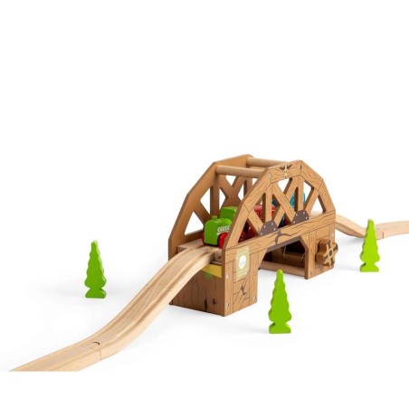 Bigjigs Rail Dřevěný padající most