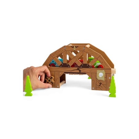 Bigjigs Rail Dřevěný padající most