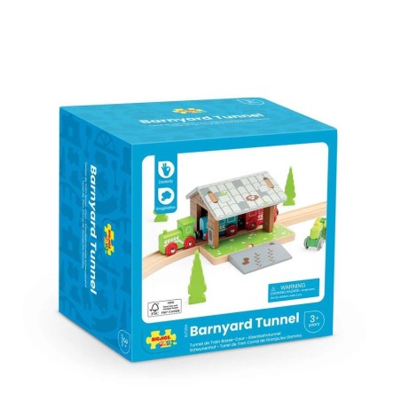Bigjigs Rail Stodola na kolejích
