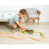 Bigjigs Rail Stodola na kolejích