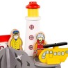 Bigjigs Rail Tunel s majákem a heliportem