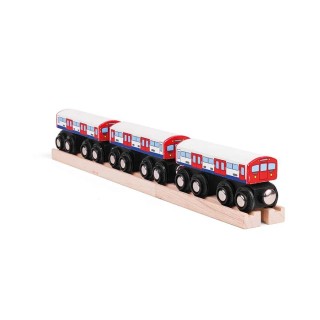 Bigjigs Rail Dřevěné vagóny metra