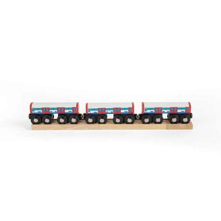 Bigjigs Rail Dřevěné vagóny metra
