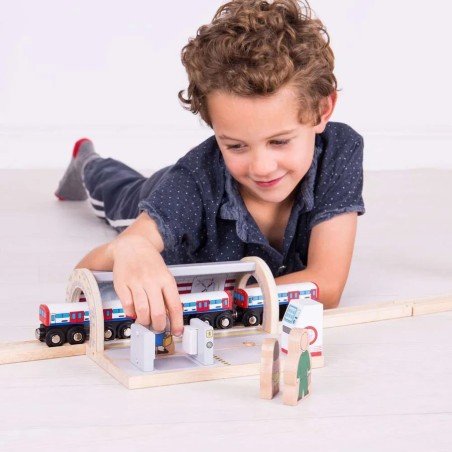 Bigjigs Rail Dřevěná stanice metra