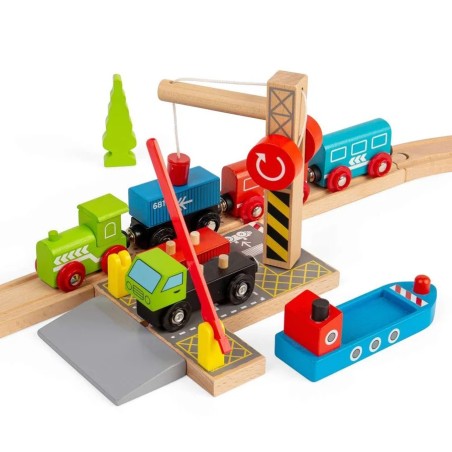 Bigjigs Rail Kontejnerové překladiště