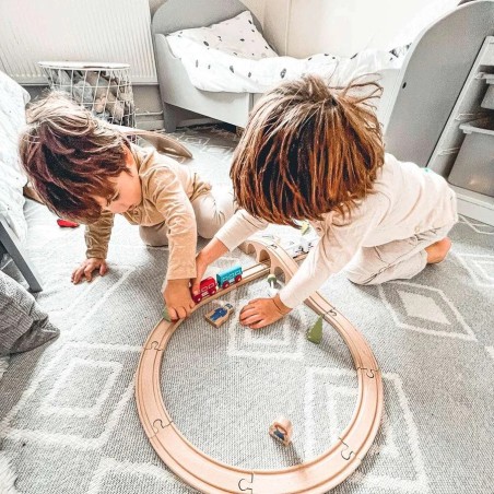 Bigjigs Rail Dřevěná vláčkodráha osmička