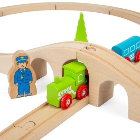 Bigjigs Rail Dřevěná vláčkodráha osmička