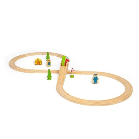 Bigjigs Rail Dřevěná vláčkodráha osmička